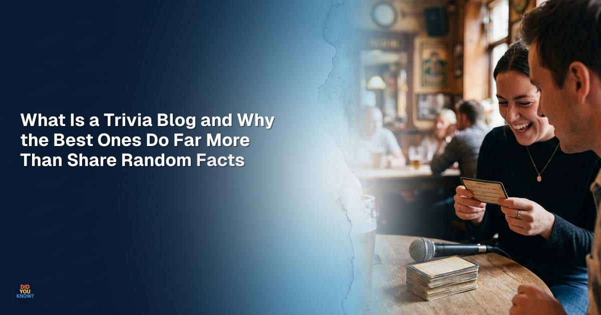 What Is a Trivia Blog and Why the Best Ones Do Far More Than Share Random Facts